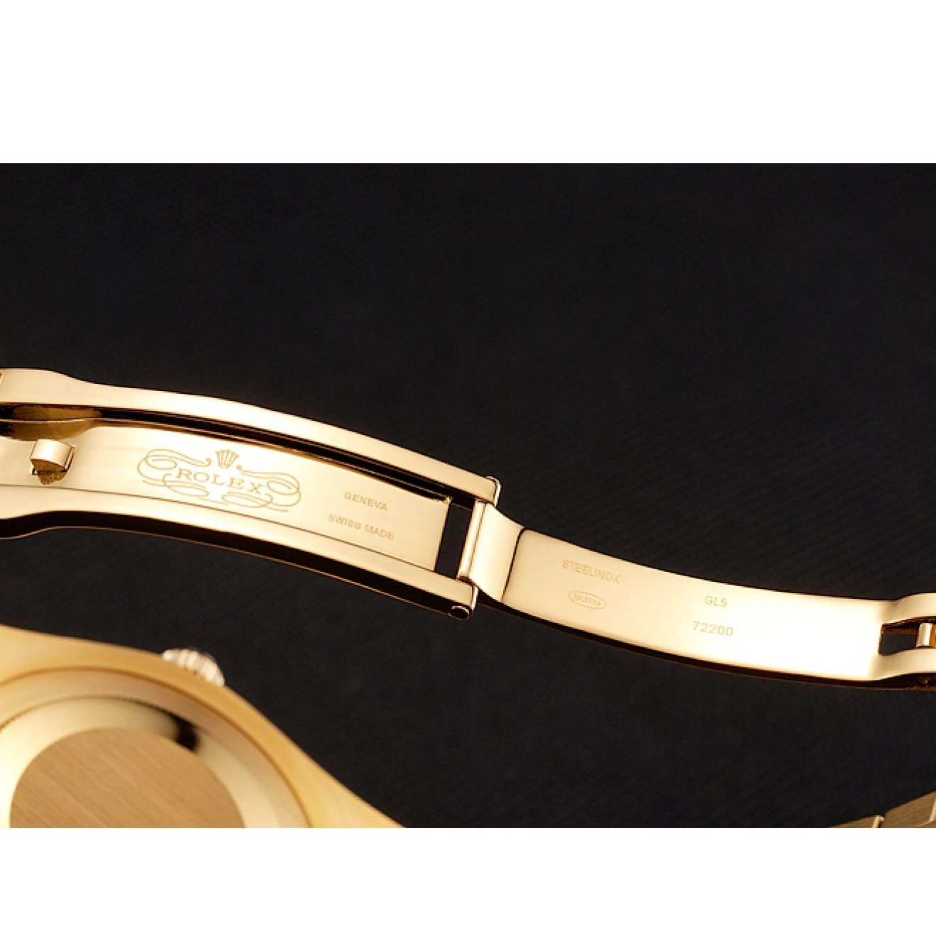MiroTime 0812 Swiss Rolex Day-Date Diamonds And Rubies Champagne Dial Gold Bracelet 1454100